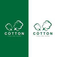 coton logo plante conception vecteur modèle symbole