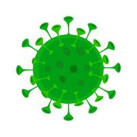 virus vert couronne convoitise dix-neuf sur une transparent Contexte vecteur