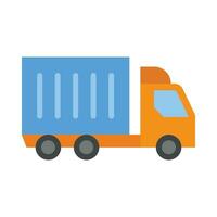cargaison un camion vecteur plat icône pour personnel et commercial utiliser.