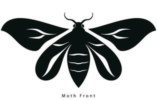 monarque papillon silhouette. vecteur illustration