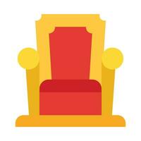 trône vecteur plat icône pour personnel et commercial utiliser.