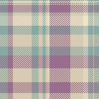 plaid en tissu vérifier de modèle texture sans couture avec une textile tartan Contexte vecteur. vecteur