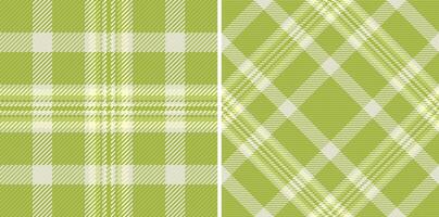 texture modèle textile de sans couture vérifier vecteur avec une plaid tartan en tissu Contexte.