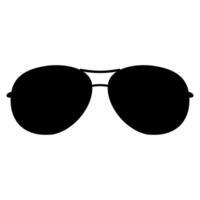 des lunettes de soleil icône isolé sur blanc arrière-plan, vecteur illustration