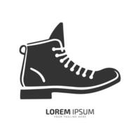 une logo de chaussure vecteur icône conception silhouette école démarrage concept