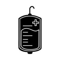 du sang icône vecteur. du sang transfusion illustration signe. du sang type symbole ou logo. vecteur