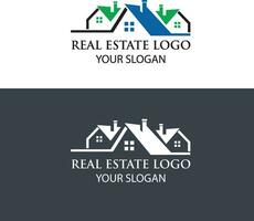 création de logo immobilier vecteur