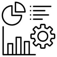 bi Plate-forme icône ligne vecteur illustration