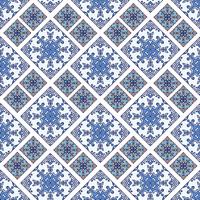 Carreaux d&#39;azulejo portugais. Patte sans couture magnifique bleu et blanc