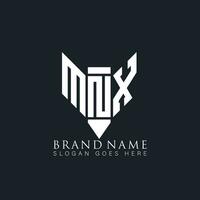 mnx abstrait lettre logo. mnx Créatif monogramme initiales lettre logo concept. mnx unique moderne plat abstrait vecteur lettre logo conception.