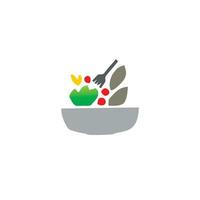 logo de cuisinier pour la classe d'école de cuisine, logo de cuisine simple avec élément vectoriel de silhouette de casserole, emblème d'étiquette d'icône de symbole rétro vintage d'ustensiles de cuisine, peut également pour restaurant, café, bistro, stands de nourriture, etc.