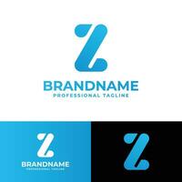 lettre z laissez tomber logo, adapté pour affaires en relation à laissez tomber avec z initiale vecteur