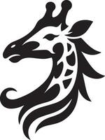 girafe logo vecteur silhouette illustration 12
