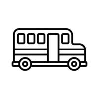 autobus icône vecteur conception modèle Facile et moderne