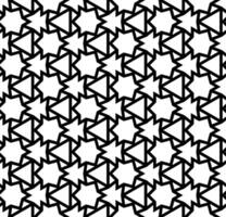 motif abstrait sans couture noir et blanc. arrière-plan et toile de fond. conception ornementale en niveaux de gris. vecteur