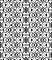 motif abstrait sans couture noir et blanc. arrière-plan et toile de fond. conception ornementale en niveaux de gris. vecteur