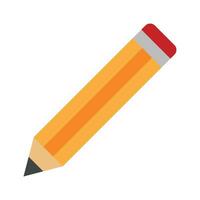 crayon vecteur plat icône pour personnel et commercial utiliser.