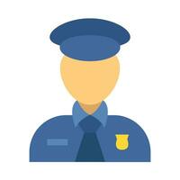 police vecteur plat icône pour personnel et commercial utiliser.