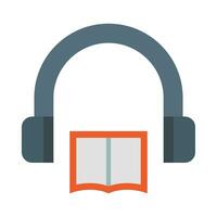 l'audio livre vecteur plat icône pour personnel et commercial utiliser.