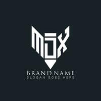 mdx abstrait lettre logo. mdx Créatif monogramme initiales lettre logo concept. mdx unique moderne plat abstrait vecteur lettre logo conception.