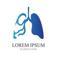 Humain poumons médical structure. poumons se soucier logo vecteur modèle adapté pour organisation, entreprise, ou communauté