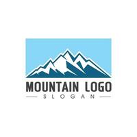 logo d & # 39; icône de montagne vecteur