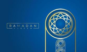 design de fond islamique moderne adapté pour carte-cadeau, bannière, carte postale, brochure vecteur