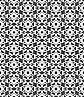 motif abstrait sans couture noir et blanc. arrière-plan et toile de fond. conception ornementale en niveaux de gris. vecteur