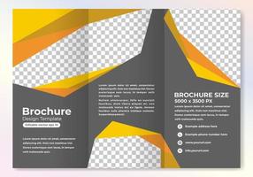 modèle de conception de brochure moderne avec une couleur dégradée cool vecteur