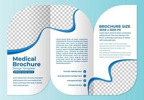 modèle de conception de brochure médicale vecteur modifiable