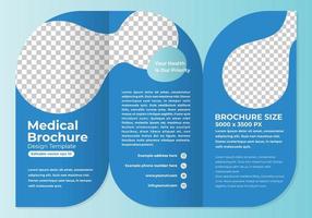 modèle de conception de brochure médicale vecteur modifiable