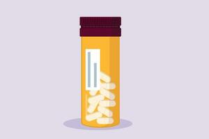 médicaments et médicament. médical concept. coloré plat vecteur illustration isolé.