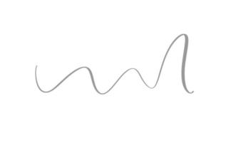 diviseur de ligne de calligraphie ondulée de vecteur abstrait. illustration noire. élément de design pour l'histoire des affiches et des flyers