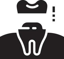 dent dentiste icône symbole image vecteur. illustration de le dentaire médicament symbole conception graphique image vecteur