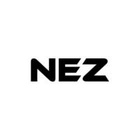 nez lettre logo conception, inspiration pour une unique identité. moderne élégance et Créatif conception. filigrane votre Succès avec le frappant cette logo. vecteur