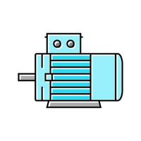 électrique moteur électrique ingénieur Couleur icône vecteur illustration