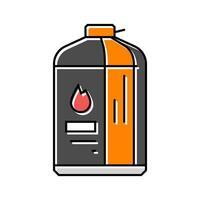 le fourneau carburant alpinisme aventure Couleur icône vecteur illustration