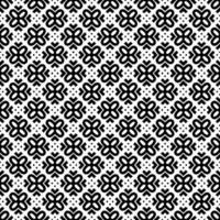 motif abstrait sans couture noir et blanc. arrière-plan et toile de fond. conception ornementale en niveaux de gris. vecteur