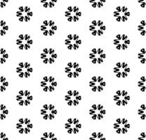 motif abstrait sans couture noir et blanc. arrière-plan et toile de fond. conception ornementale en niveaux de gris. vecteur