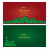 Noël arbre Contexte vecteur illustration conception avec étoiles et rouge Balle décorations adapté pour Noël thème.