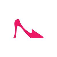 icône de chaussures femmes élégantes vecteur