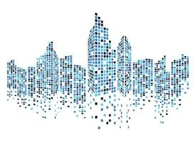 illustration vectorielle de la ville skyline vecteur