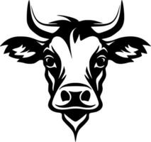 vache, minimaliste et Facile silhouette - vecteur illustration