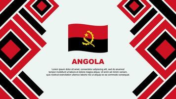 angola drapeau abstrait Contexte conception modèle. angola indépendance journée bannière fond d'écran vecteur illustration. angola