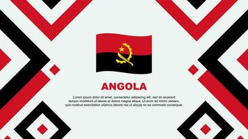 angola drapeau abstrait Contexte conception modèle. angola indépendance journée bannière fond d'écran vecteur illustration. angola modèle