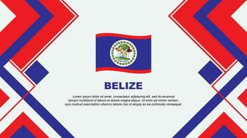 Belize drapeau abstrait Contexte conception modèle. Belize indépendance journée bannière fond d'écran vecteur illustration. Belize bannière