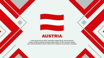 L'Autriche drapeau abstrait Contexte conception modèle. L'Autriche indépendance journée bannière fond d'écran vecteur illustration. L'Autriche illustration