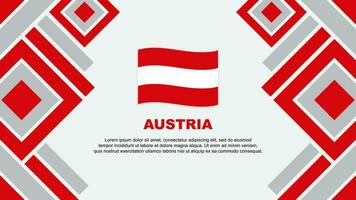 L'Autriche drapeau abstrait Contexte conception modèle. L'Autriche indépendance journée bannière fond d'écran vecteur illustration. L'Autriche