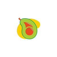 Avocat coloré géométrique illustration icône vecteur