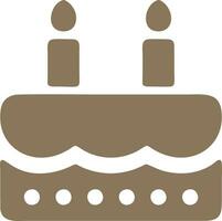 logo gâteau anniversaires nourriture vecteur